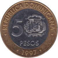 5 pesos - Dominican Republic