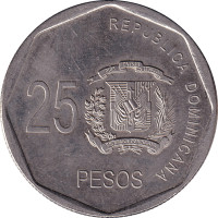 25 pesos - Dominican Republic