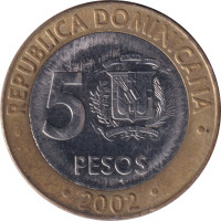 5 pesos - République Dominicaine