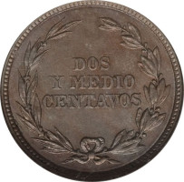 2 1/2 centavos - Ecuador