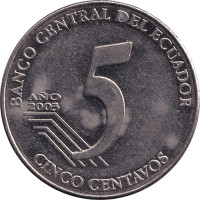 5 centavos - Ecuador