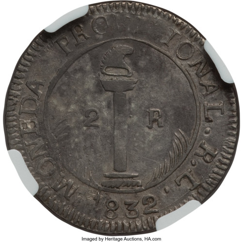 2 reales - El Salvador