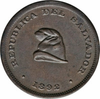 1 centavo - El Salvador