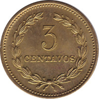 3 centavos - El Salvador