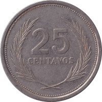 25 centavos - El Salvador