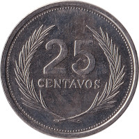 25 centavos - El Salvador