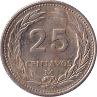 25 centavos - El Salvador