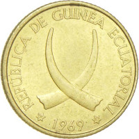 1 peseta - Equatorial Guinea