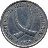 5 pesetas - Equatorial Guinea