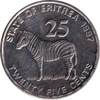 25 cents - Eritrea