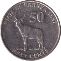 50 cents - Eritrea