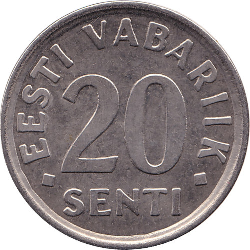 20 senti - Estonie