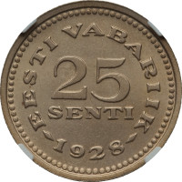 25 senti - Estonia