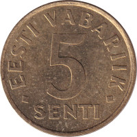 5 senti - Estonia