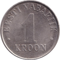 1 kroon - Estonie