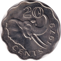 20 cents - Eswatini