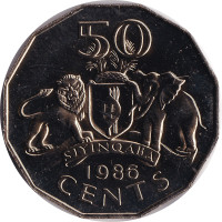 50 cents - Eswatini