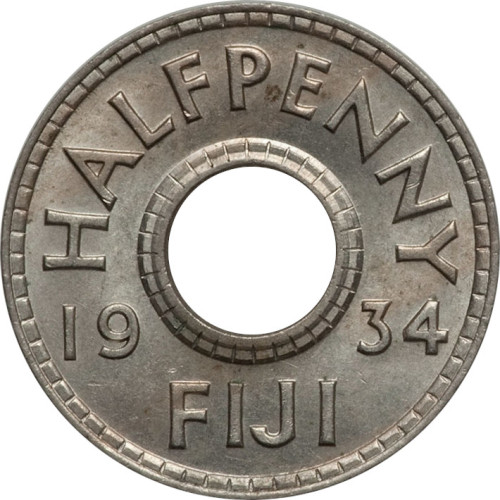 1/2 penny - Fiji