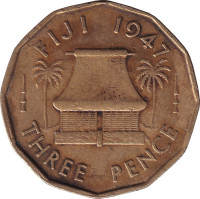 3 pence - Fiji