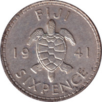 6 pence - Fidji