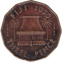 3 pence - Fiji