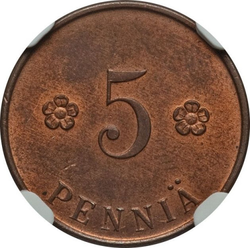 5 pennia - Finlande