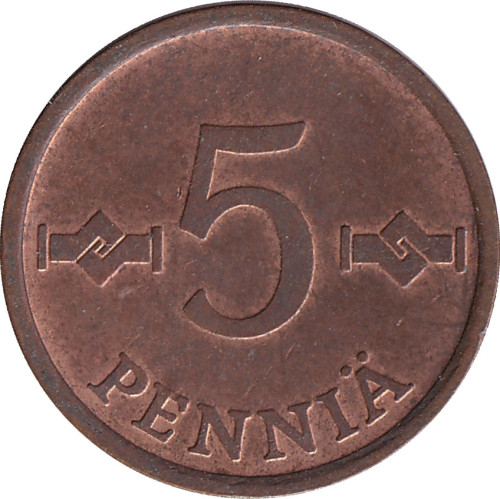 5 pennia - Finlande