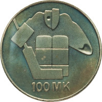 100 markkaa - Finlande