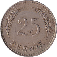 25 pennia - Finlande