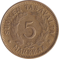 5 markkaa - Finlande