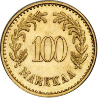 100 markkaa - Finlande