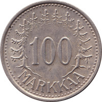 100 markkaa - Finlande