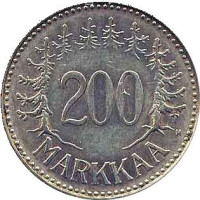 200 markkaa - Finlande