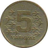 5 markkaa - Finlande