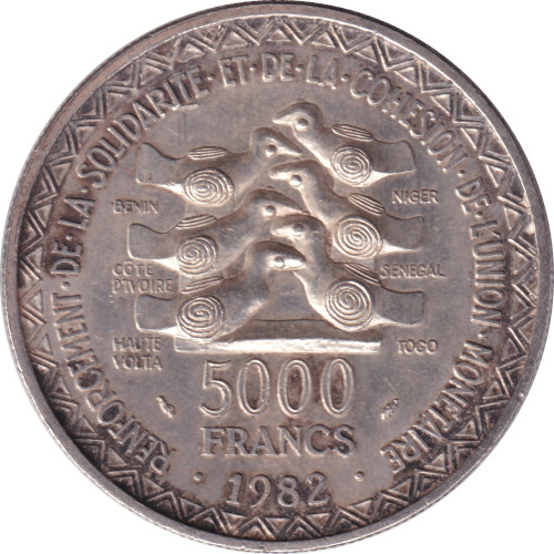 5000 francs - Franc CFA