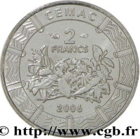 2 francs - Franc CFA