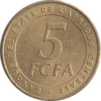 5 francs - Franc CFA