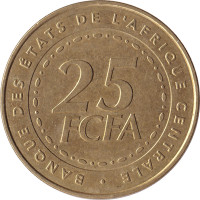 25 francs - Franc CFA