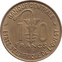 10 francs - Franc CFA