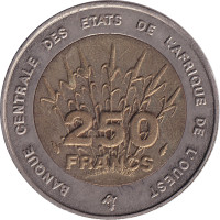 250 francs - Franc CFA