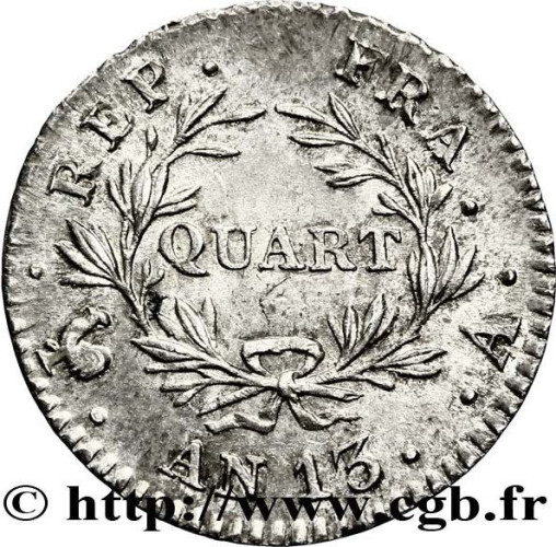 1/4 franc - France