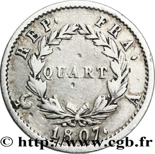 1/4 franc - France