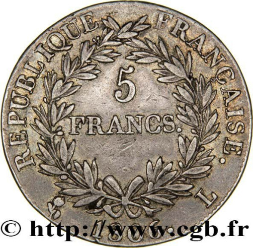 5 francs - France