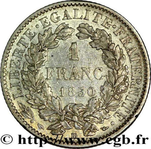 1 franc - France