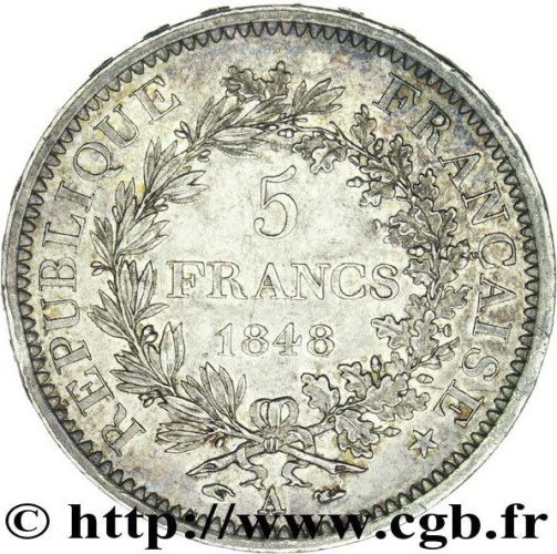 5 francs - France