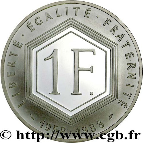 1 franc - France