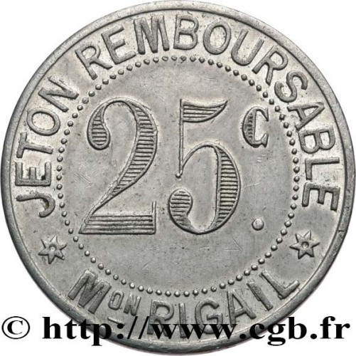 25 centimes - France