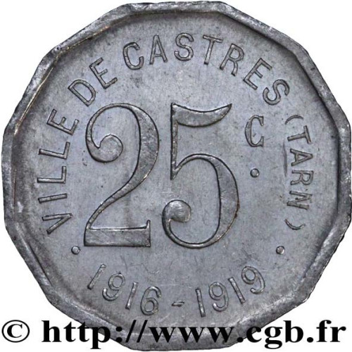 25 centimes - France