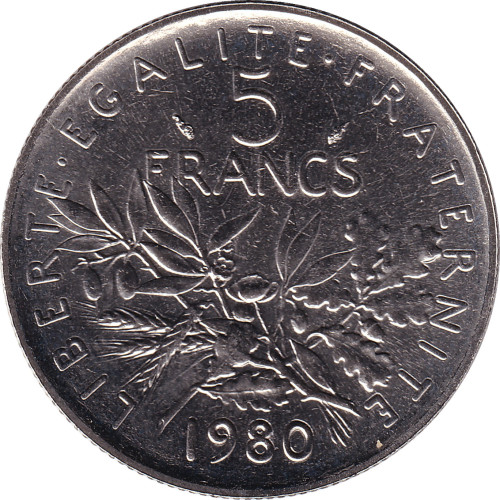 5 francs - France