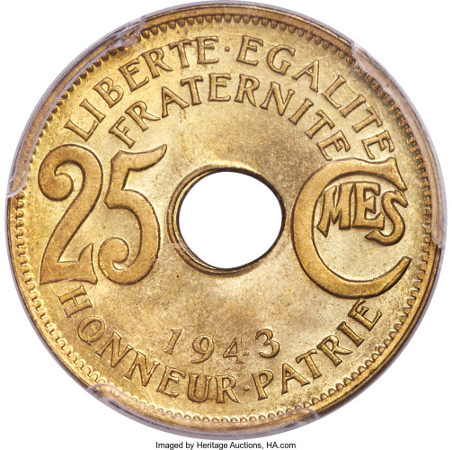 25 centimes - France